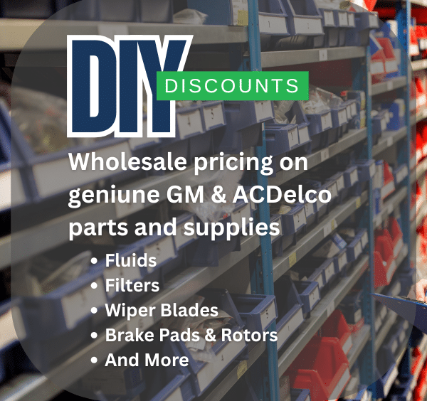 Wholesale GM & ACDelco parts and supplies offered by DIY Discounts; includes fluids, filters, wiper blades.