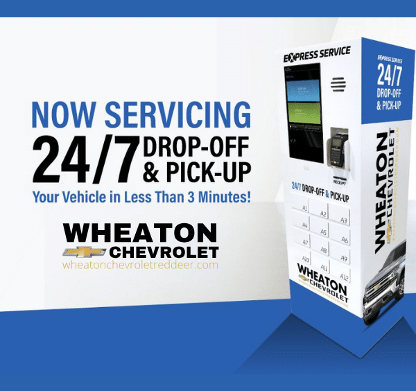 Wheaton Chevrolet offers 24/7 vehicle drop-off and pick-up service. Fast service in under 3 minutes.