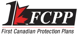FCPP logo featuring a stylized red maple leaf and bold white letters on a black background.