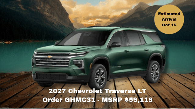 2026 Chevrolet Silverado 1500 RST truck on road, MSRP $86,513, arrival June 30.